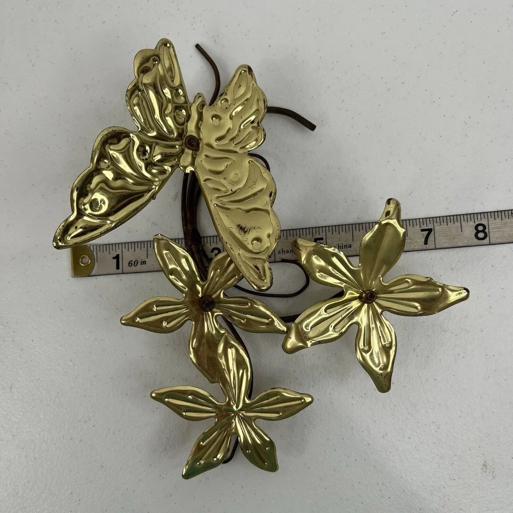 Vintage metal butterfly